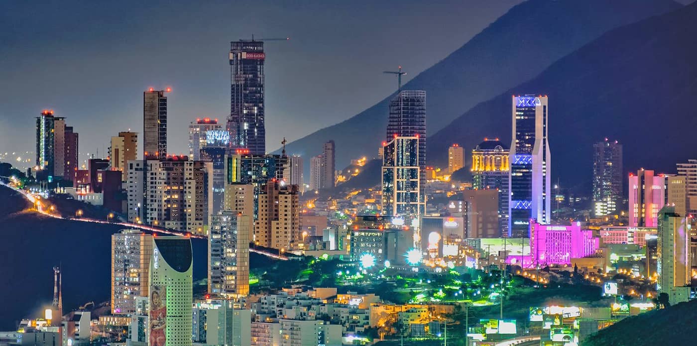 Vista urbana de Monterrey